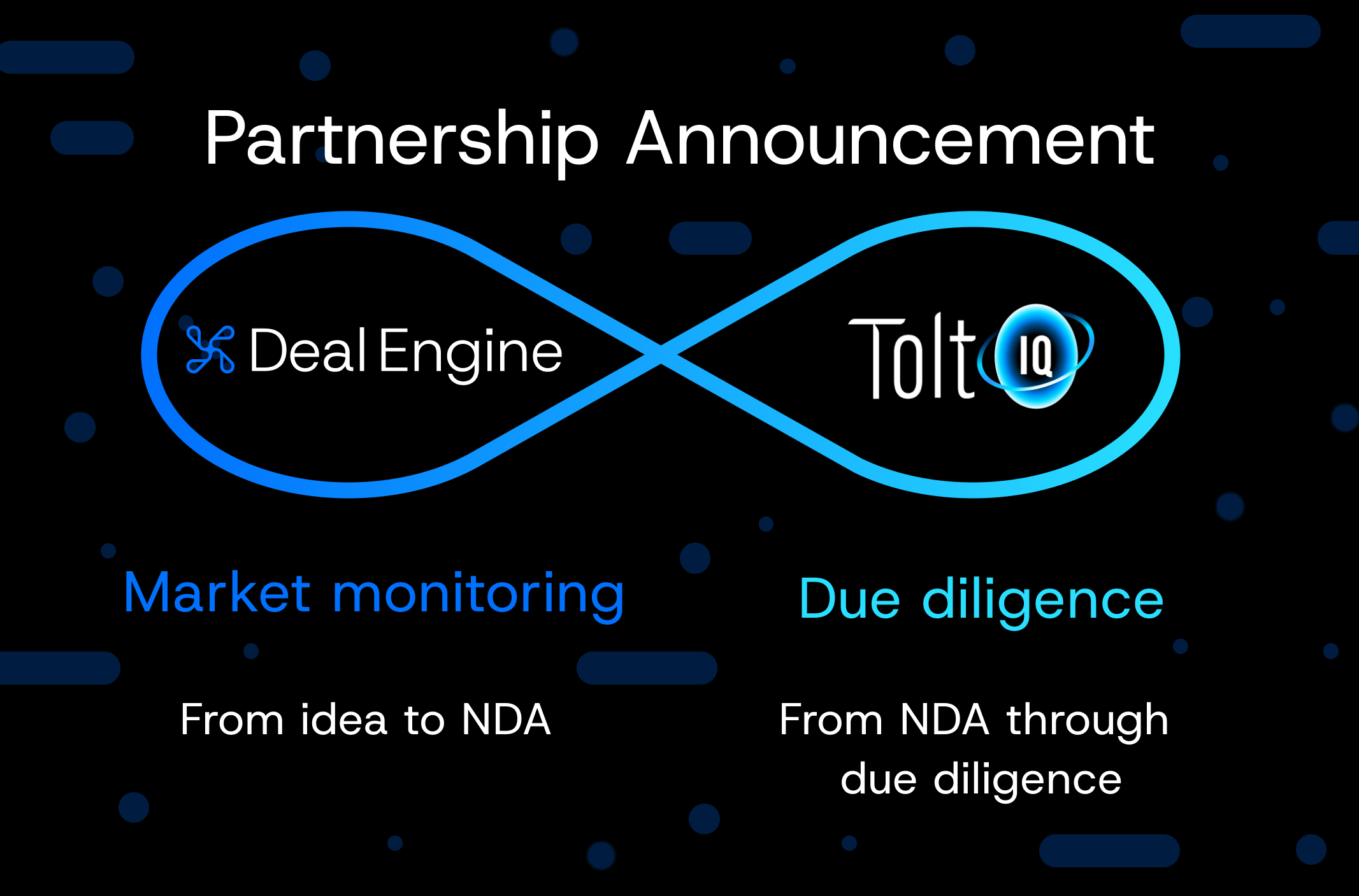 ToltIQ and Deal Engine Announce Partnership to Connect Deal Sourcing and Due Diligence Platforms